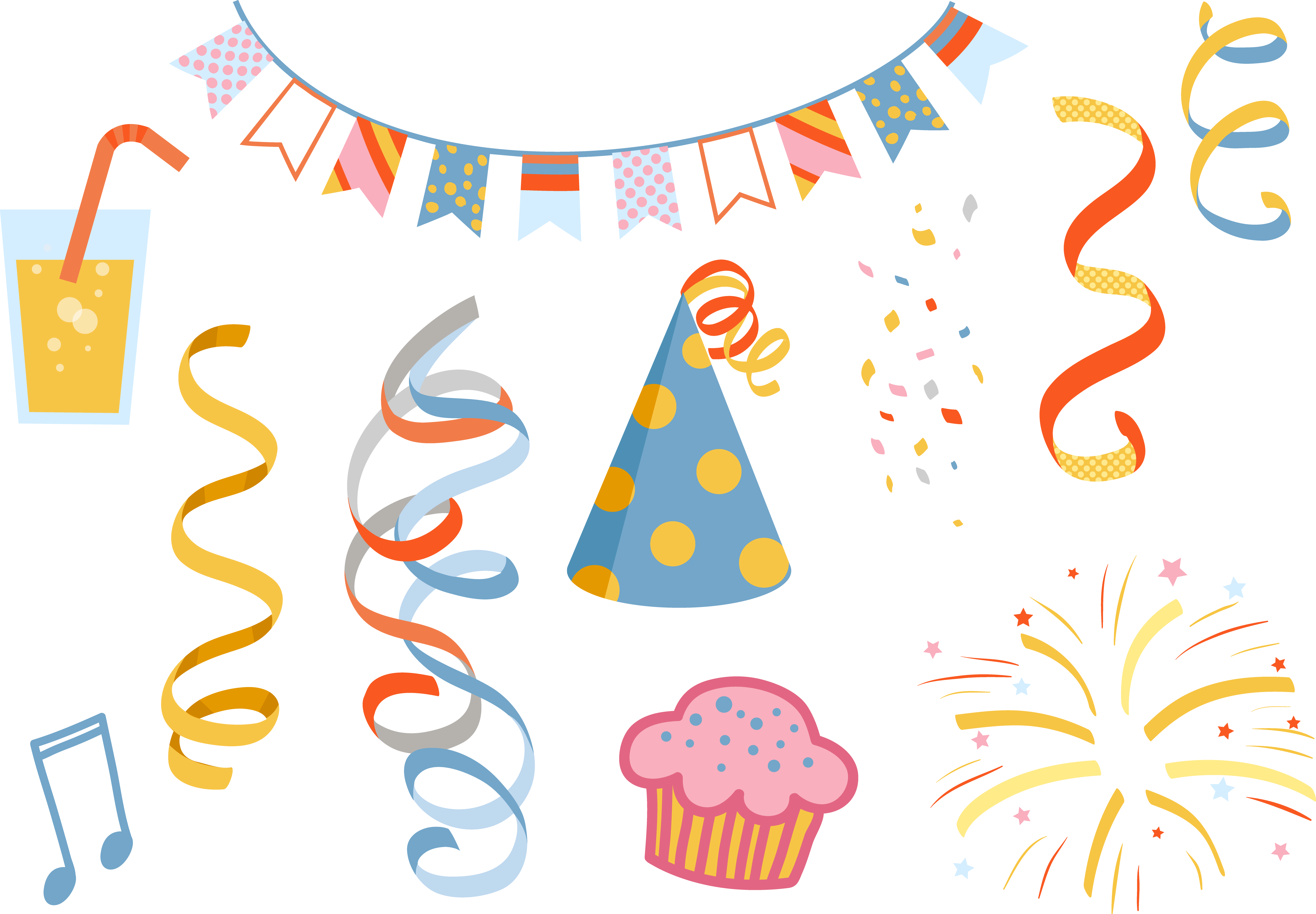 Decorative Banner Ribbon Supplies - Euclidean Vector (5734x3983)