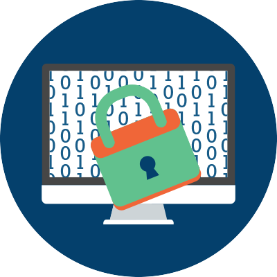 Cyber Security For Churches, Small Business And Startups - Cyber Security Icon Transparent (400x400)