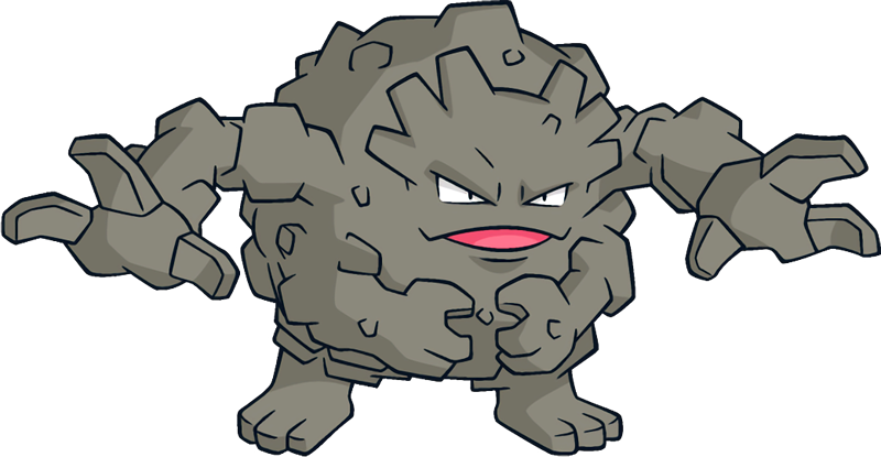 Shiny Graveler Pokédex - Pokemon Graveler Png (800x415)