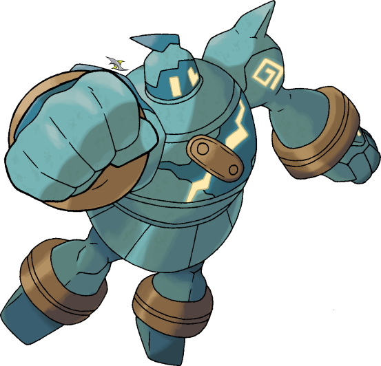 Shiny Golem Pokemon - Pokemon Golurk (553x532)