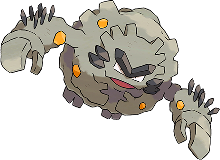 Shiny Golem Pokemon - Alolan Graveler Png (439x320)