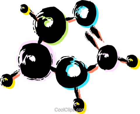 Molecules And Atoms Royalty Free Vector Clip Art Illustration - Illustration (480x390)