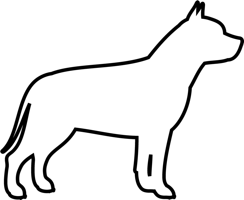 Pit Bull Rubber Stamp - Pit Bull (800x800)