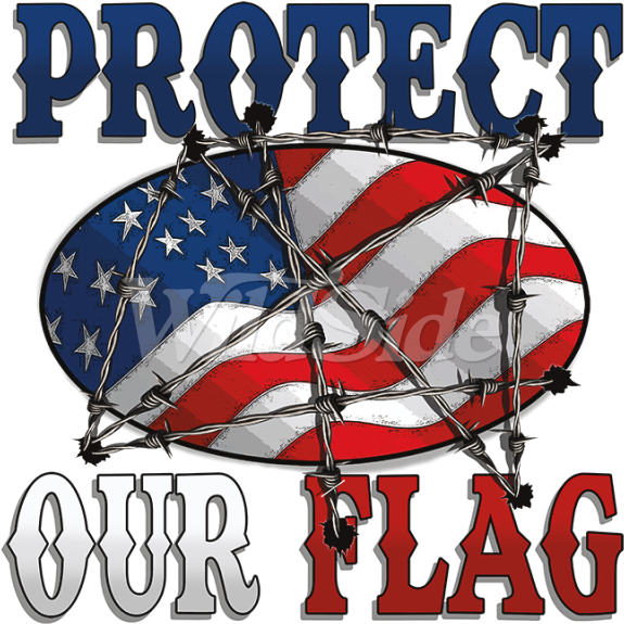 Protect Our Flag - Illustration (600x600)
