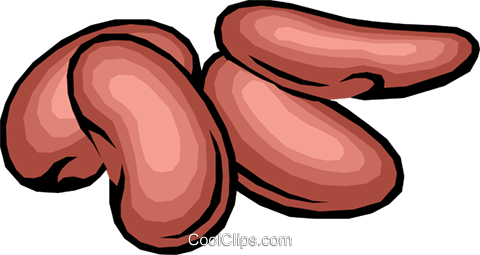 Cool Beans Cliparts - Kidney Beans (480x255)