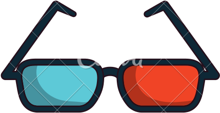 3d Glasses, Eyewear, Glasses, Stereo Glasses, Stereoscopic - Polarized 3d System (550x550)