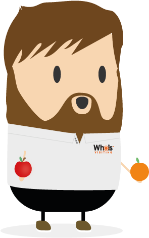 Whoii Holding Fruit - Cartoon (400x500)
