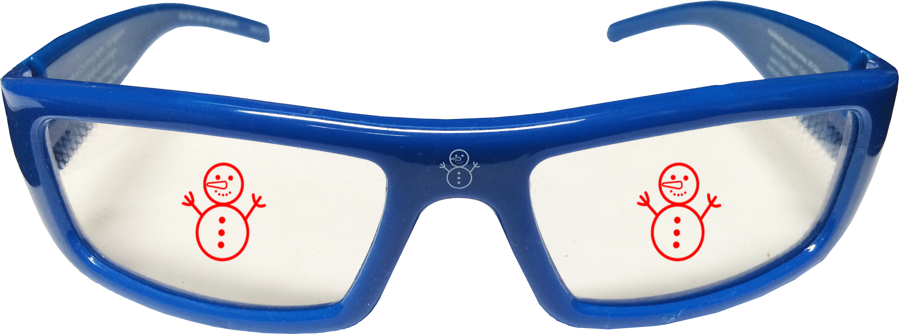 The New Plastic Holiday Specs 3d Christmas Glasses- - Plastic Snowman (3264x1780)