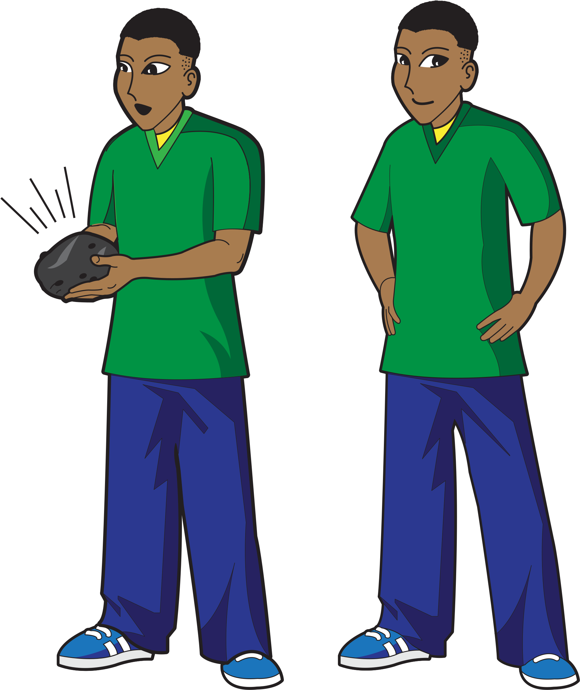 Big Image - African Teenage Boy Clip Art (2041x2400)