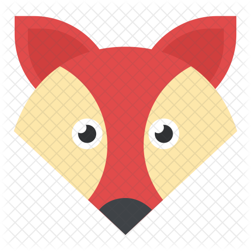 Fox Icon - Red Fox (512x512)
