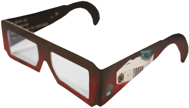 Paper Linear Polarized 3d Glasses Custom - Plastic (450x300)