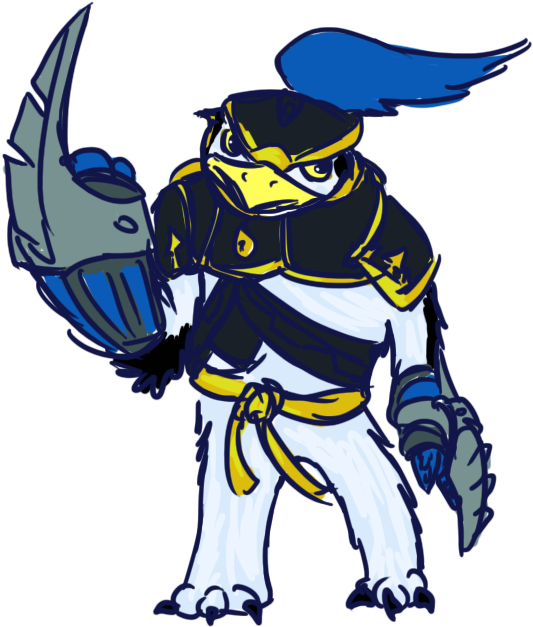 King Pen Sketch By Lunyathedragon - Cartoon (615x664)