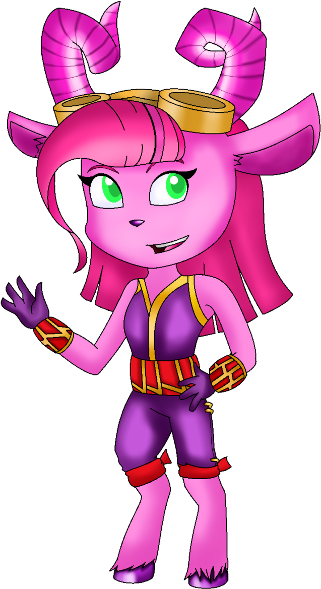 Splat The Skylander [art Trade] By Xvannix - Skylanders Splat Fan Art (673x1186)