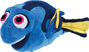 Ty Beanie Babies Finding Dory Regular Plush - Dory Beanie Baby (350x350)