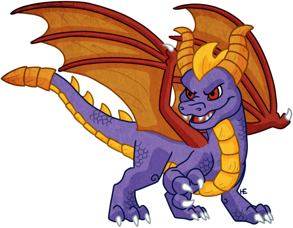 Spyro By Theleatherdragoni - Skylanders Dragons Spyro (1012x789)