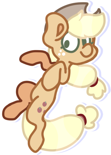 Applejack, Applejack's Hat, Artist - Cartoon (381x530)