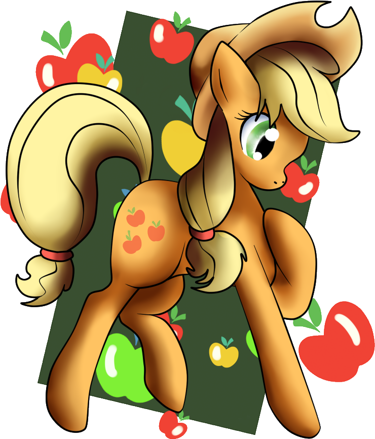 My Little Pony Cutie Mark Applejack - Cartoon (800x900)