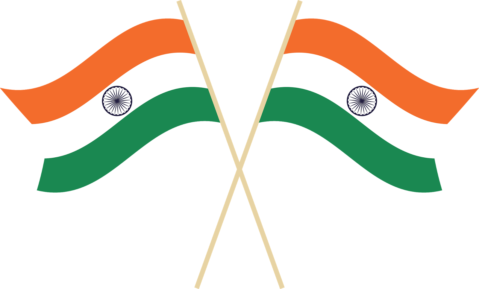 India Flag Clipart Flag Png - Indian Flag Vector Png (1600x966)