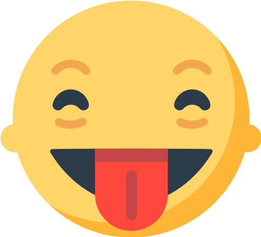 Face With Stuck Out Tongue And Tightly Closed Eyes - Caritas De Asco Emoji (512x512)
