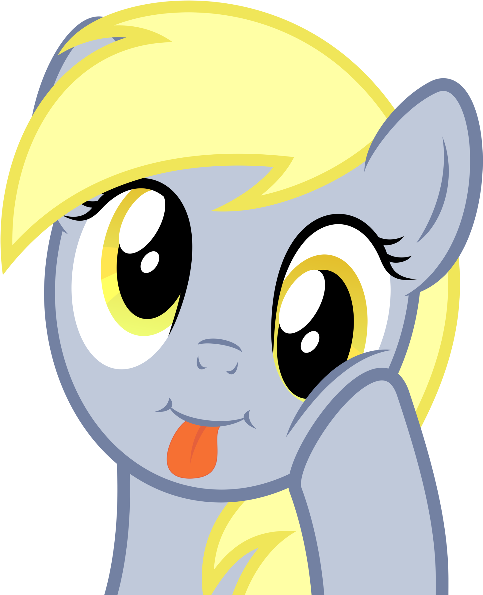 I Am Derpy By Infinitoa Hi I Am Derpy By Infinitoa - Derpy Tongue Out (1600x1949)
