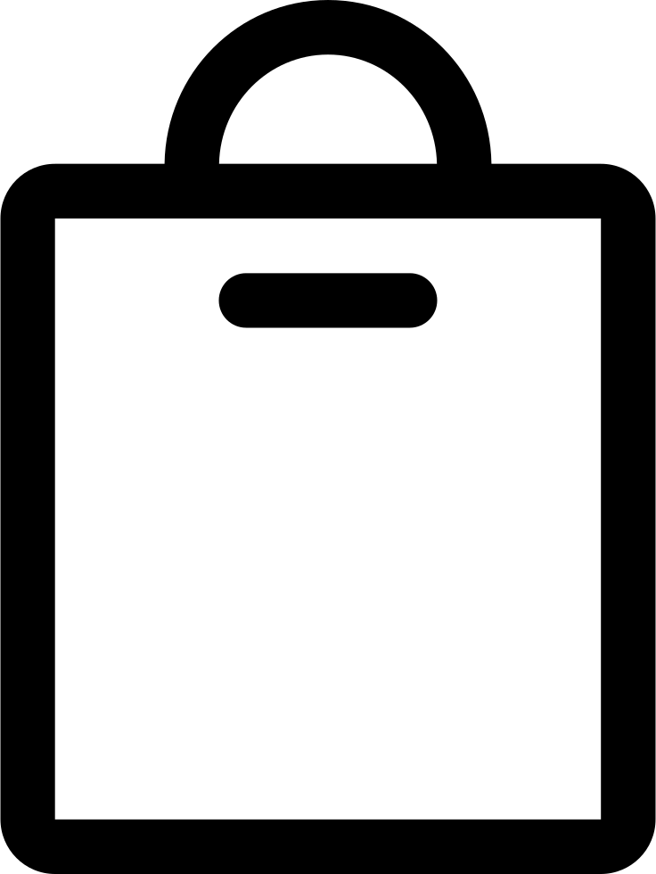 Shopping Paper Bag Comments - Shopping Bag Icon Jpg (736x980)