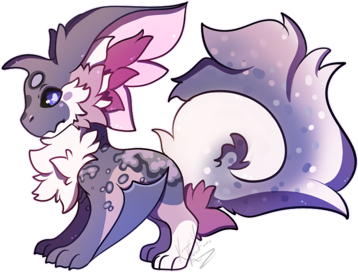 Fluffy Dragon Adopt [closed] By Konoei-kreations - Cartoon (800x600)