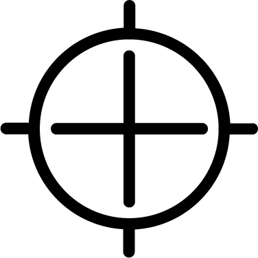 Scope - Blue And White Target (376x376)