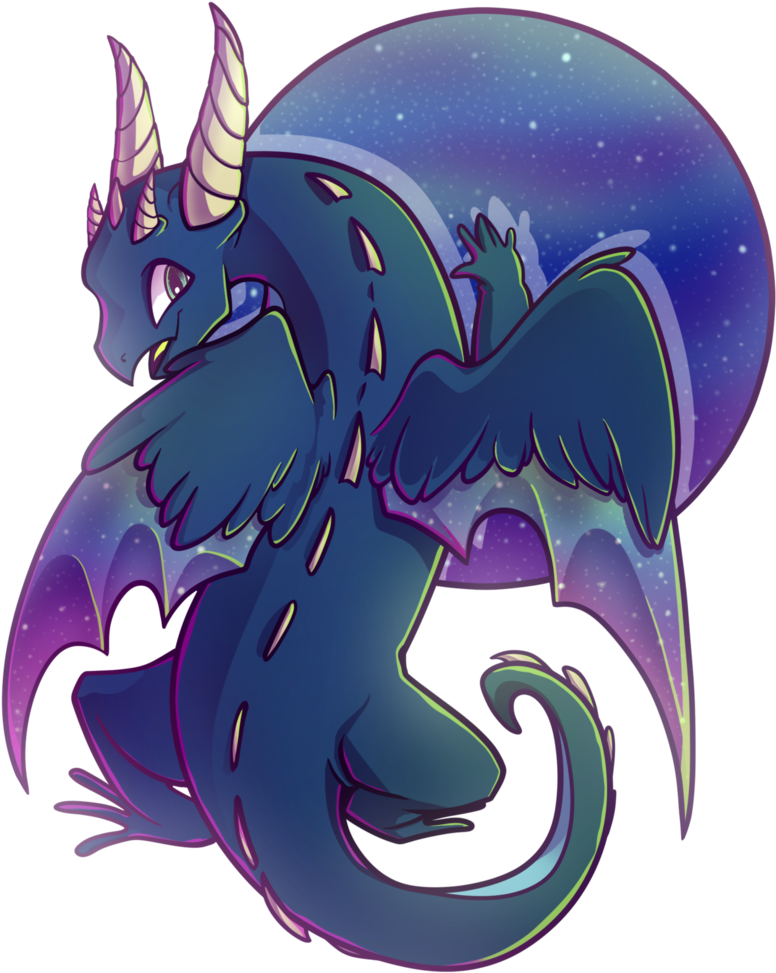 Precious Space Dragon By Breioom - Dragon (791x1011)