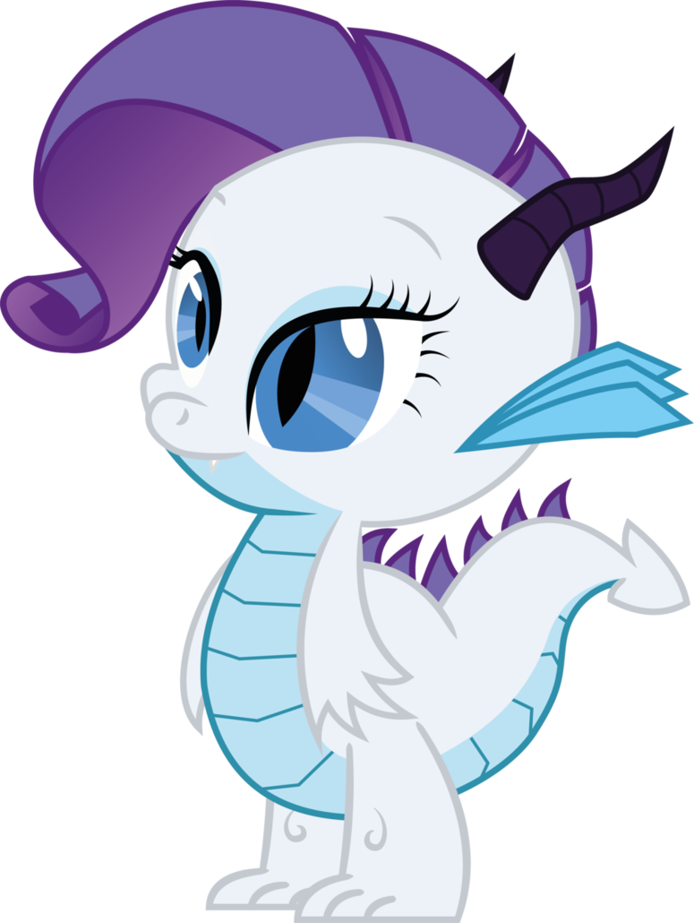 [canon] Dragon Rarity By Shadowdashthebat - Cartoon (775x1030)