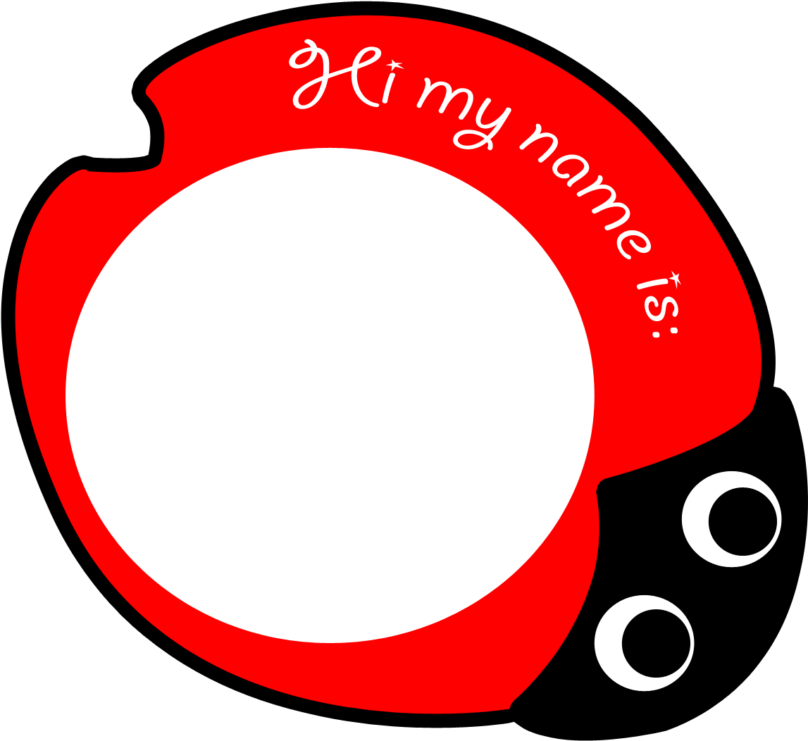 Downloadable Birthday Name Tags For Smart Parenting - Circle (2400x1500)
