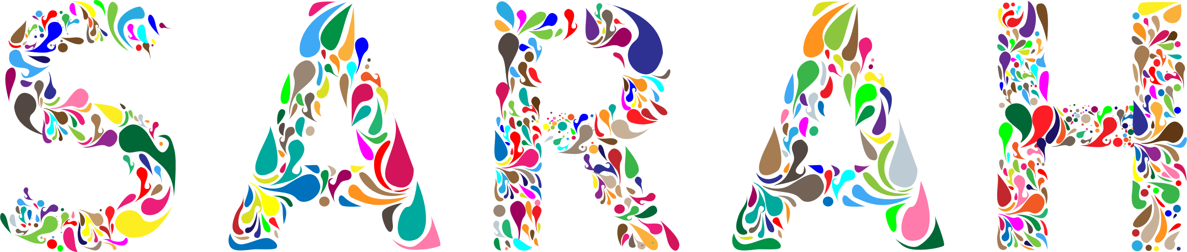 Sarah Clipart (2332x496)