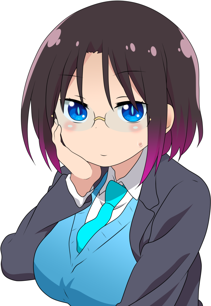 Blazer Elma-kobayashi's Dragon Maid Trace By - Miss Kobayashi's Dragon Maid Elma (750x1065)
