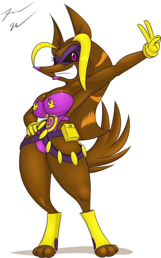 Dingo Dame By Juliomartell - Cartoon (560x880)