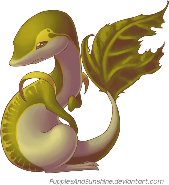 495 Snivy By Puppiesandsunshine - Snivy Real Life (800x914)