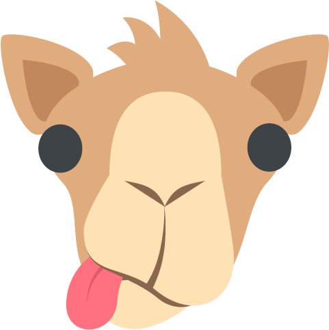 Magical Picture Face Effects & Art Messages Sticker-10 - Camel Emoji (512x512)
