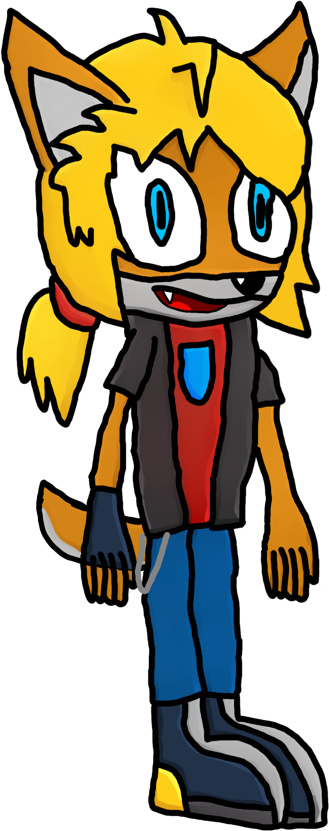 E-125 Iyro The Android Dingo - Cartoon (647x1615)