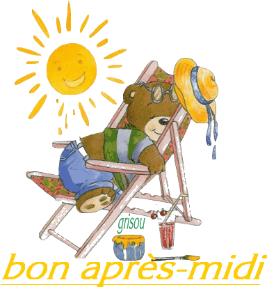 Bon Apres Midi - Good Afternoon In French (400x430)