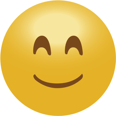 Happy Smile Emoji Emoticon Icon - Smiley (512x512)