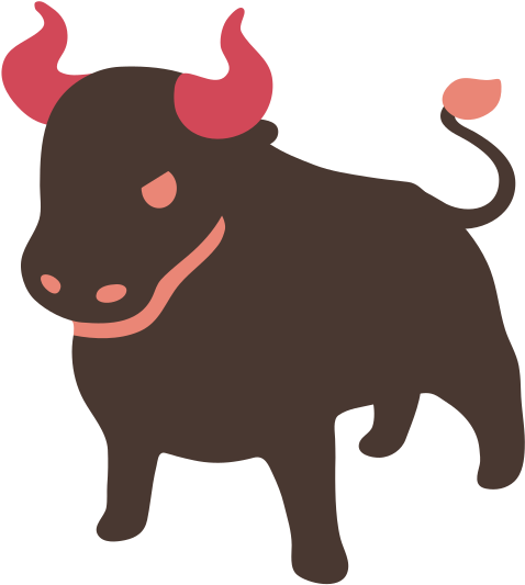 App - Bull Emoji (533x533)