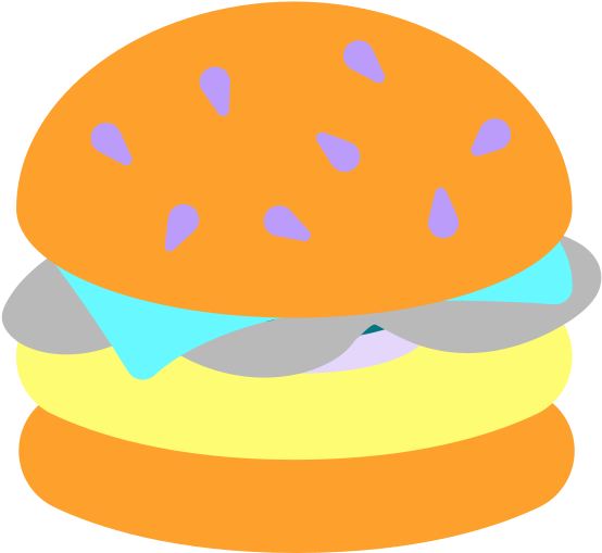 U 1 F 354 Hamburger - Fast Food (568x568)