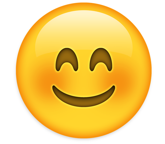 Emoji Transparent Free Illustration Emoticon Smile - Blushing Emoji Png (704x720)