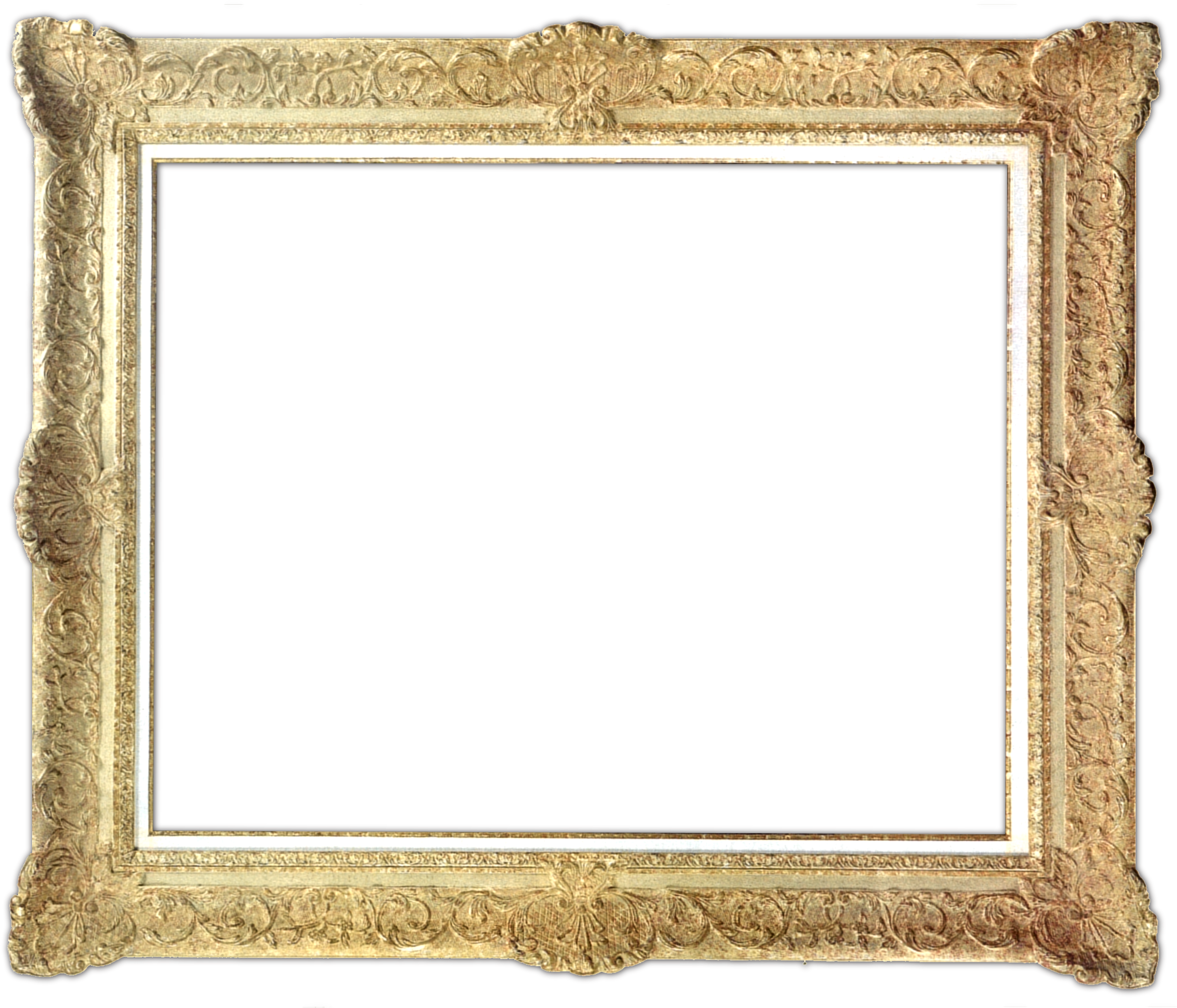 Eyeglass Frame Catalog With Designer Eyewear Brands - Gold Picture Frames Transparent (2282x1947)