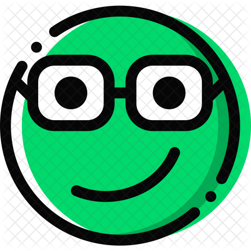 Nerd Icon - Emoticon (512x512)