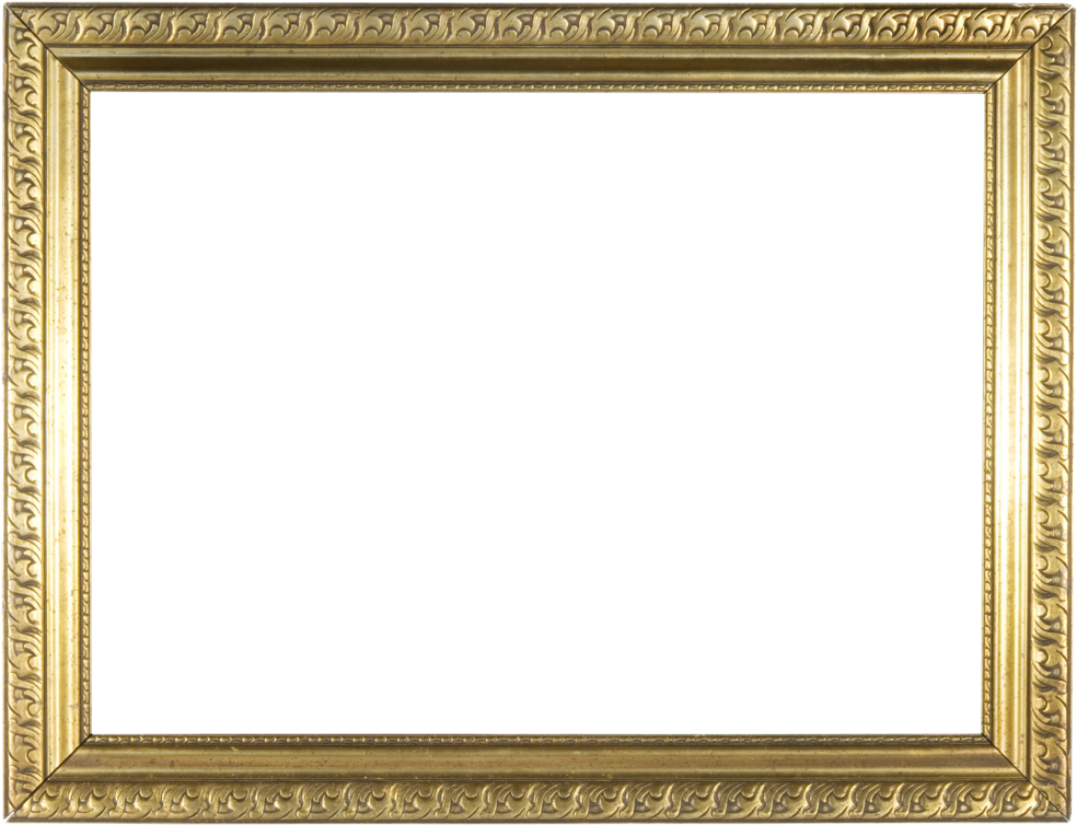 Free Square Gold Frame Png - Diy Pbn-paint By Numbers Beauty And Beast 16-by-20 (1013x789)