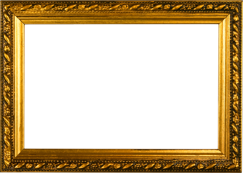 Gold Frame - Gold Picture Frame Psd (840x600)