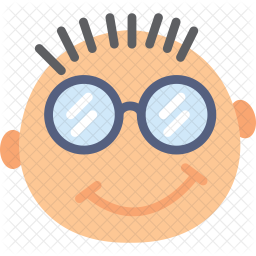 Nerd Icon - Emoticon (512x512)