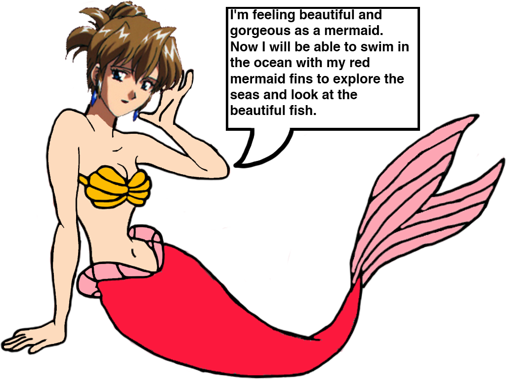 Aika Sumeragi As A Mermaid By Darthranner83 - Cartoon (1024x768)