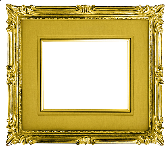 Classical Horizontal Transparent Gold Picture Frame - Gold Landscape Picture Frames (600x529)