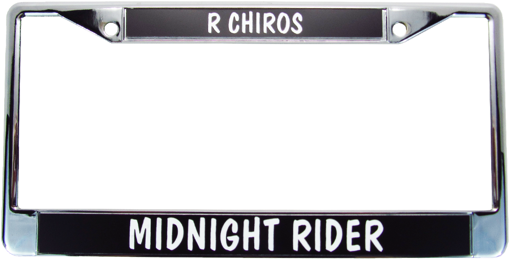 Chrome, Personalized License Plate Frame - Ford Motor Company (1000x526)