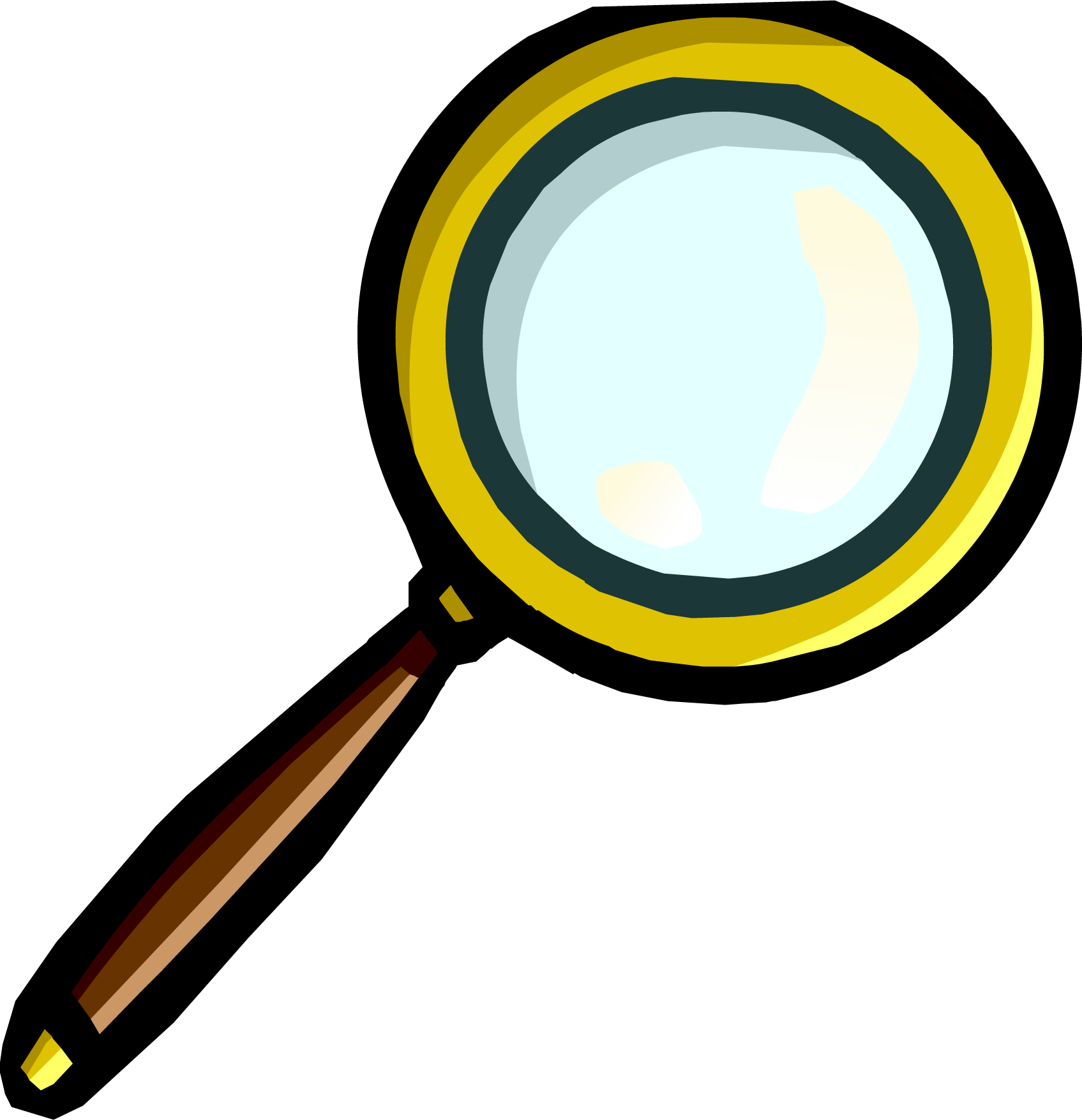 Magnifying Glass - Treasure Hunt Magnifying Glass (1695x1755)